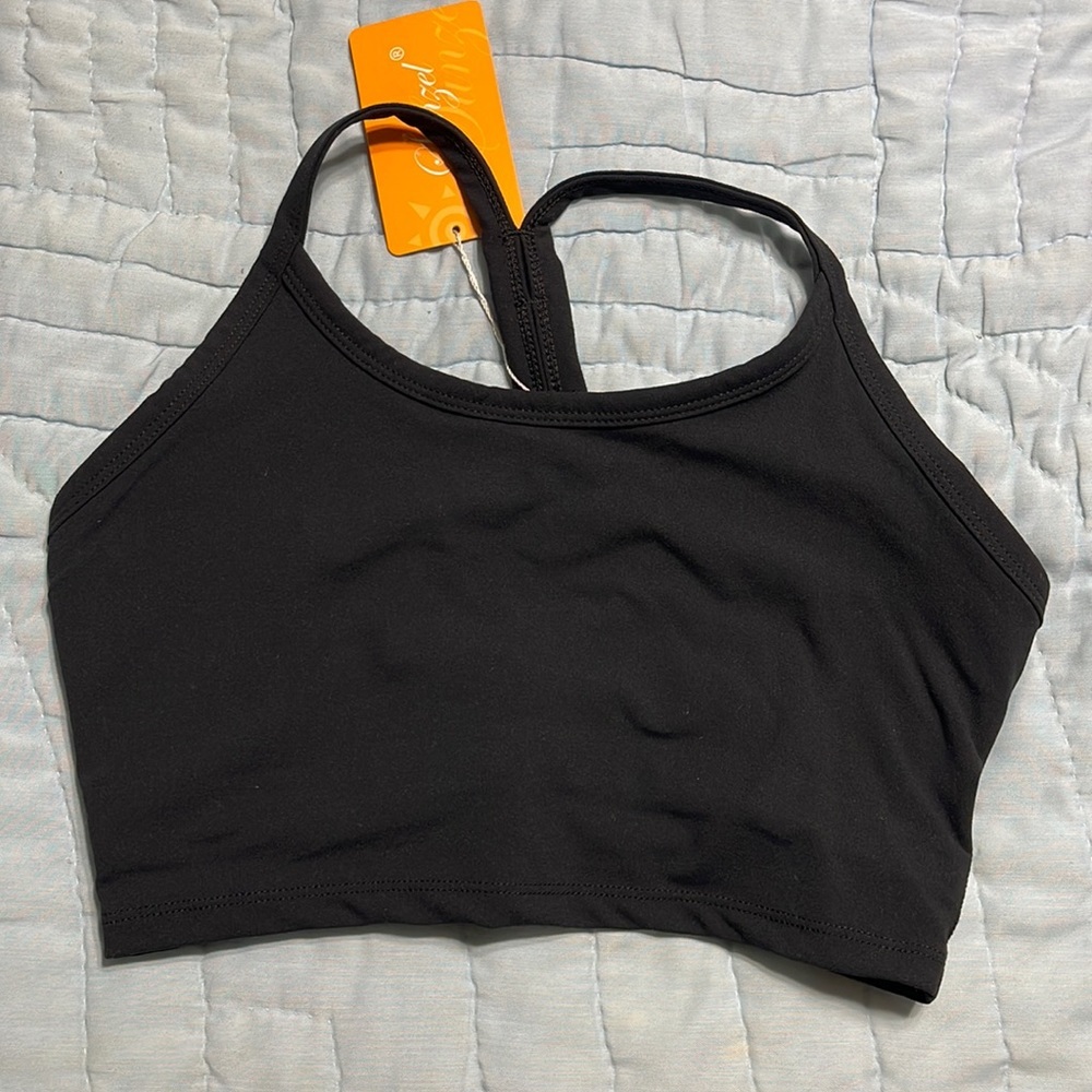 NWT black workout top